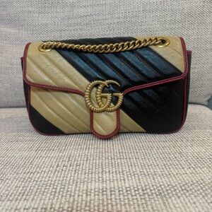 Gucci Marmont Matelasse Shoulder/ Crossbody Bag
